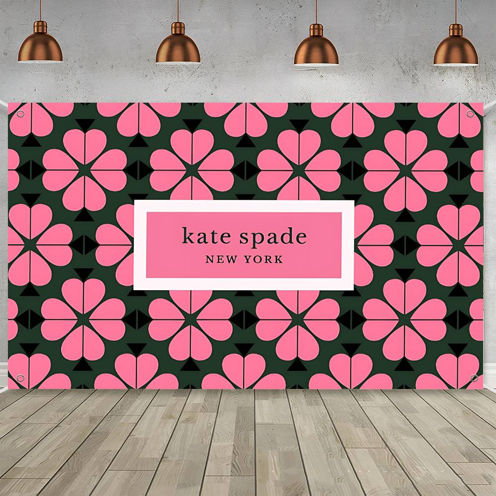 Commercial Printing Company - ファッションブランド「K-Kate S-Spade」の、高度なプリント技術を用いた商業広告用フラッグ、パーティー用バナー。