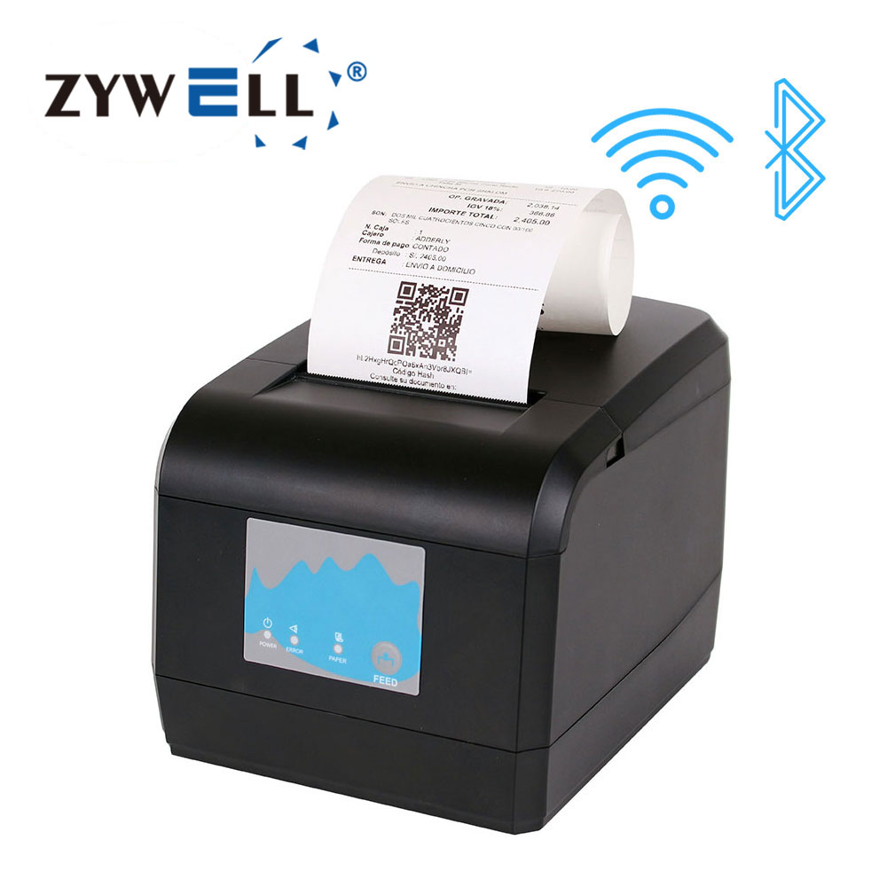Receipt Printer - 新発売 Wifiプリンター Zywell ZY908 サーマルプリンター 格安