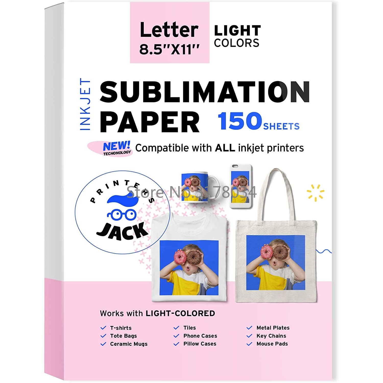 Commercial Fabric Printing Machine - 昇華紙熱転写,あらゆるインクジェットプリンター用,tシャツカップ,ライトファブリック,100グラム