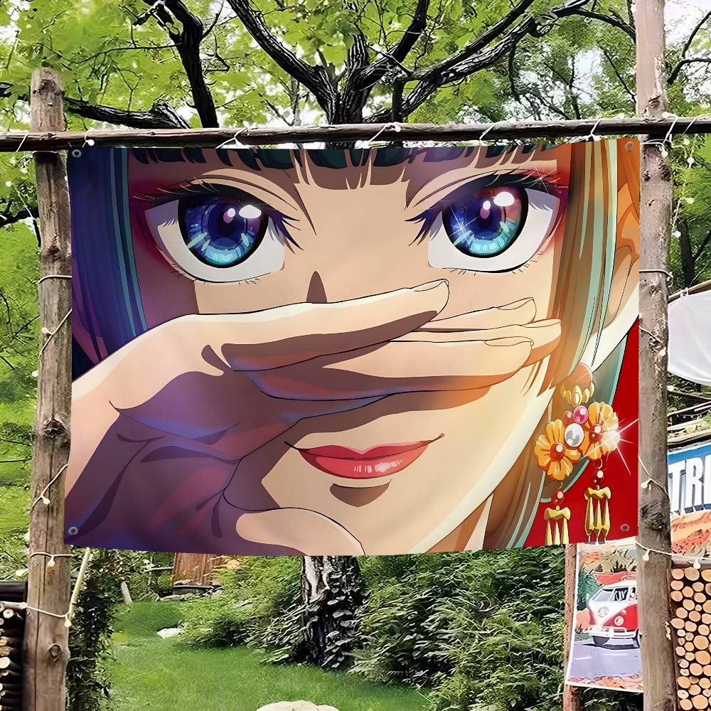Commercial Printing Company - 人気アニメ「薬局日記」の高品質印刷による商業広告用旗、パーティー用バナー