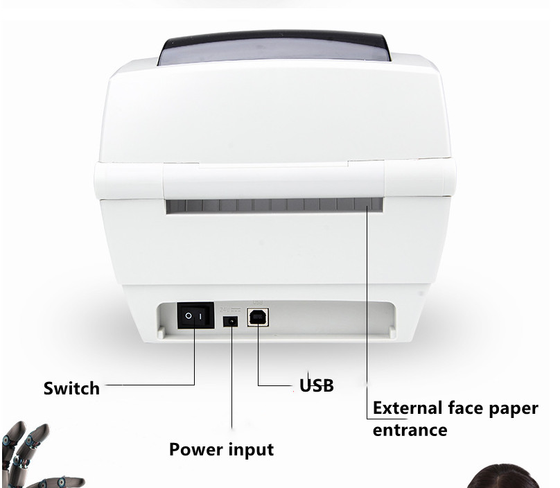 業務用高速G42S粘着ラベルサーマルプリンターすぐに使用可能 - Thermal Printer のレビューと価格