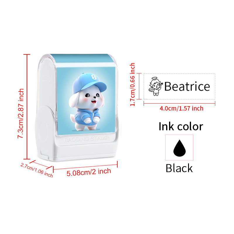 パーソナライズされたベビー服スタンプ、カスタム漫画名ラベルメ - Label Maker のレビューと価格