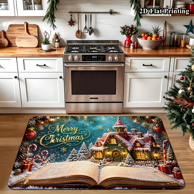 1枚入り、2Dフラットデザインのクリスマス柄ラグ。魔法の本か - Commercial Book Printing Machines のレビューと価格