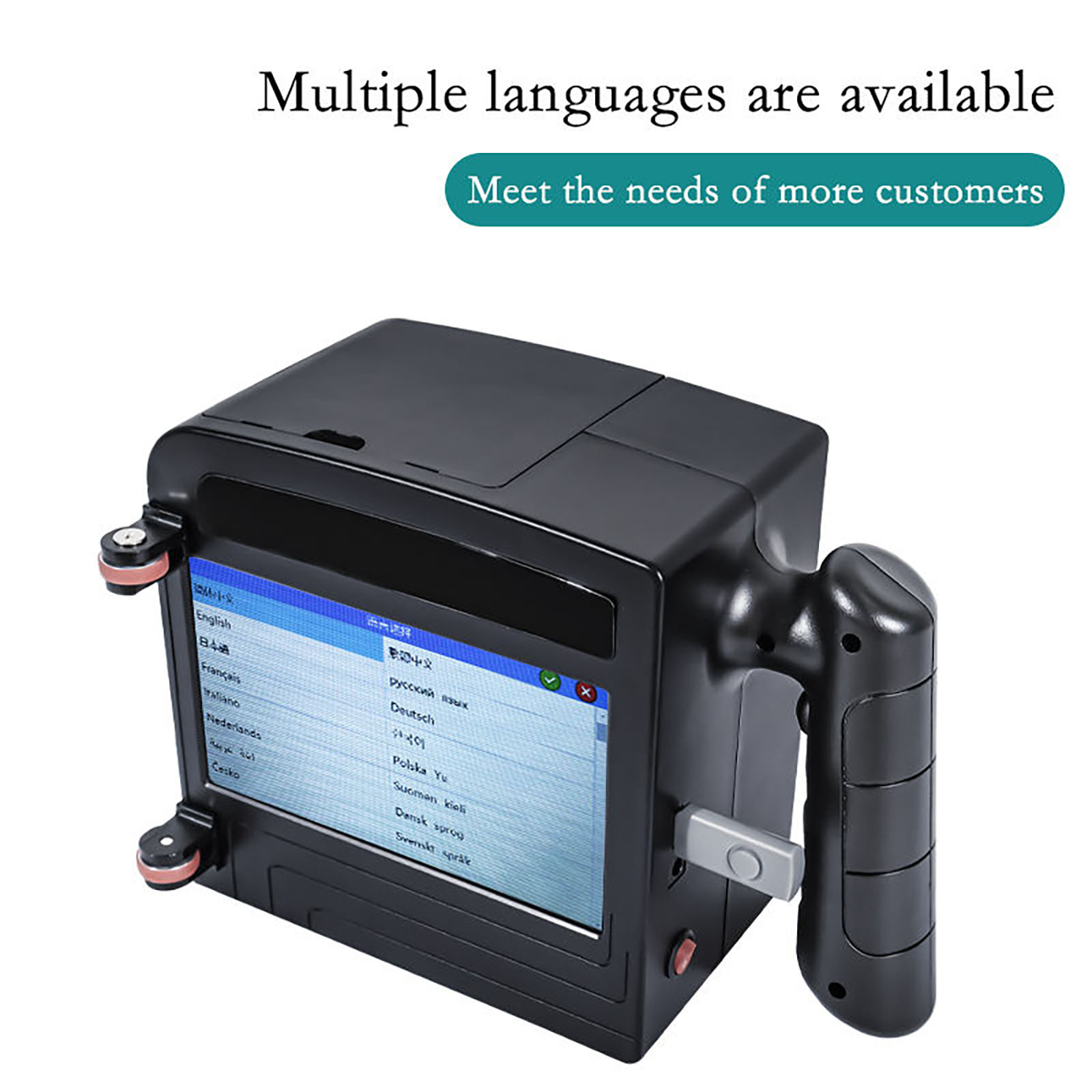 ZM-C100 10cm ポータブルハンドヘルドインクジェッ - Barcode Printer のレビューと価格