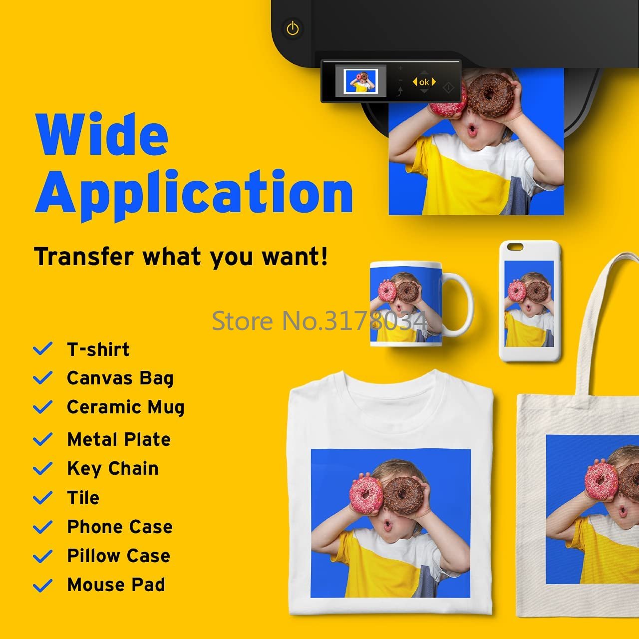昇華紙熱転写,あらゆるインクジェットプリンター用,tシャツカ - Commercial Fabric Printing Machine のレビューと価格
