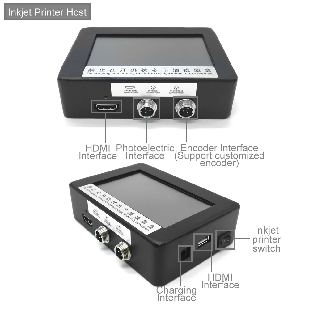 自動インクジェットプリンター、自動コード印刷機、12.7～2 - Barcode Printer のレビューと価格