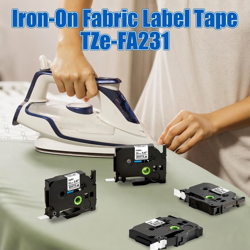 TZe-FA231 ブラザー製アイロン接着布ラベルテープの代 - Commercial Fabric Printing Machine のレビューと価格
